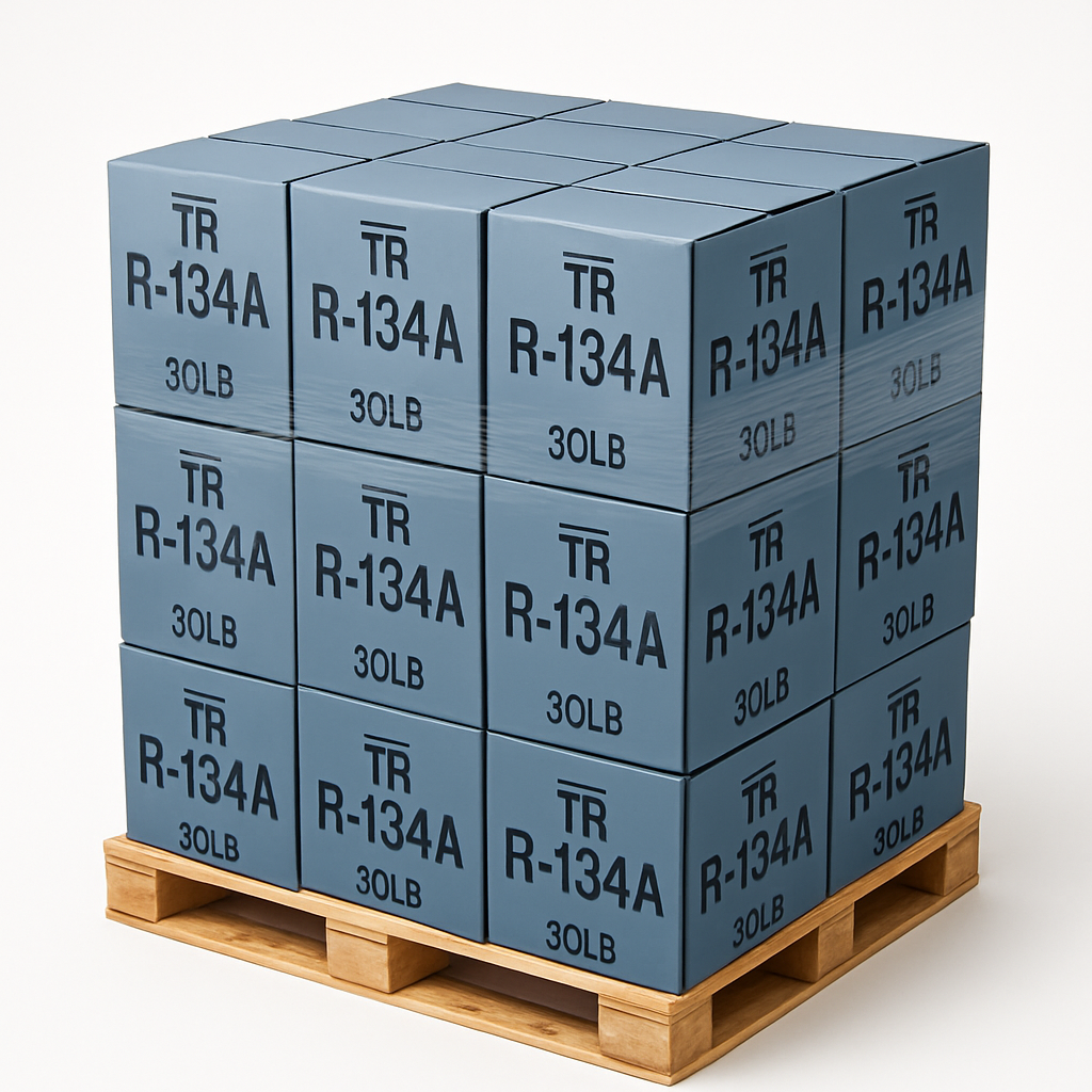 R-134A Refrigerant (Automotive) — Bulk pallet