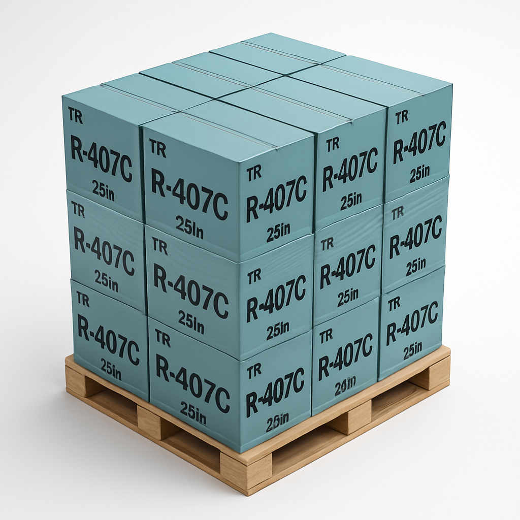 R-407C Refrigerant — Bulk pallet